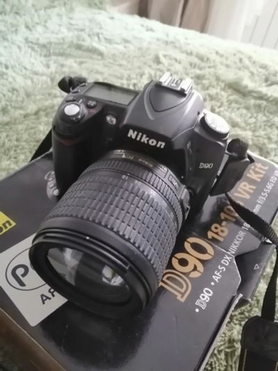 Лот: 14281688. Фото: 1. Nikon D 90 kit 18-105 VR kit... Цифровые зеркальные