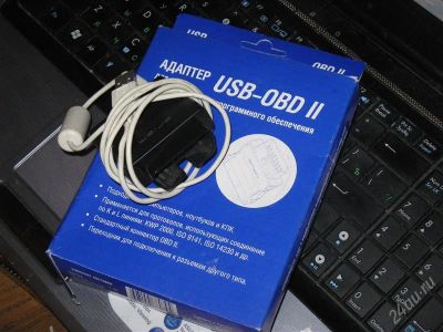 Лот: 2408375. Фото: 1. usb to OBD 2 (OBD II) адаптер... Диагностическое оборудование, измерительный инструмент