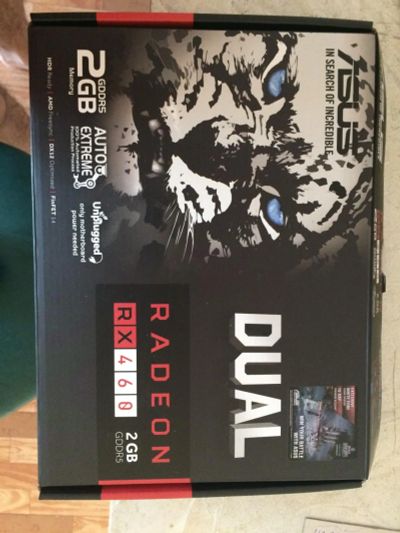 Лот: 9047563. Фото: 1. Asus rx 460 dual 2 gb неисправна... Видеокарты