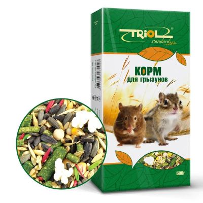 Лот: 11168819. Фото: 1. Корм Triol для мелких грызунов... Корма