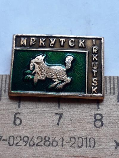 Лот: 19217266. Фото: 1. (№10524) значки, Иркутск,Лиса. Памятные медали