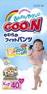Лот: 4726232. Фото: 1. Детские трусики - подгузники GOO... Детская гигиена