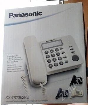 Лот: 1018428. Фото: 1. телефон Panasonic KX-TS2352RU. Проводные телефоны