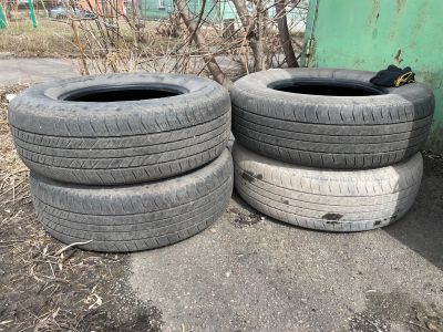 Лот: 20289164. Фото: 1. Комплект колес Bridgestone Dueler... Шины