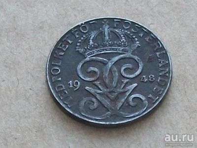 Лот: 13294247. Фото: 1. Монета 2 эри два оре ере Швеция... Европа