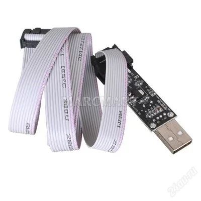 Лот: 1497229. Фото: 1. USBASP USB ISP Внутрисхемный AVR... Микроконтроллеры