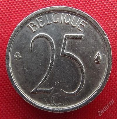 Лот: 2687631. Фото: 1. (№2424/LF) 25 сантимов 1969 (Бельгия... Европа