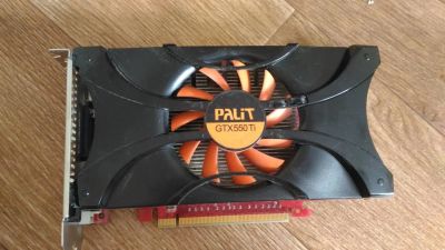 Лот: 9486781. Фото: 1. Palit GeForce GTX 550 To 1024... Видеокарты