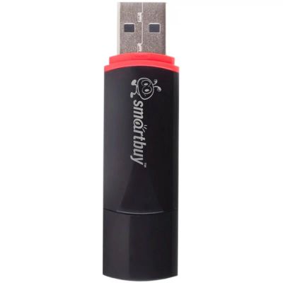 Лот: 15166010. Фото: 1. USB-флеш 4GB Smart Buy Crown Черный. Другое (носители информации)