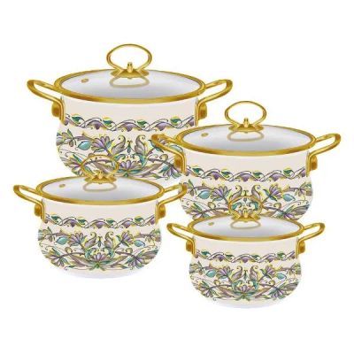 Лот: 24442849. Фото: 1. Набор кастрюль VELLEZZA Coffee... Сервизы, наборы посуды