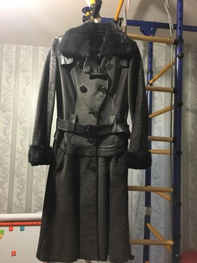 Лот: 9134941. Фото: 1. Пальто из натуральной кожи. Верхняя одежда