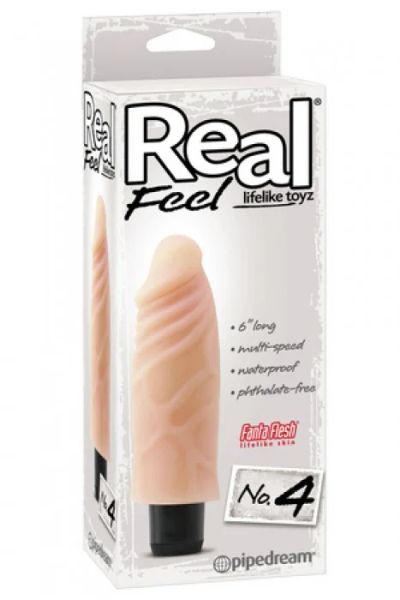 Лот: 7536745. Фото: 1. Вибратор REAL FEEL №4, "живое... Игрушки