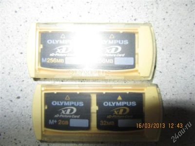 Лот: 2676413. Фото: 1. Продам карту памяти Olympus 2... Карты памяти