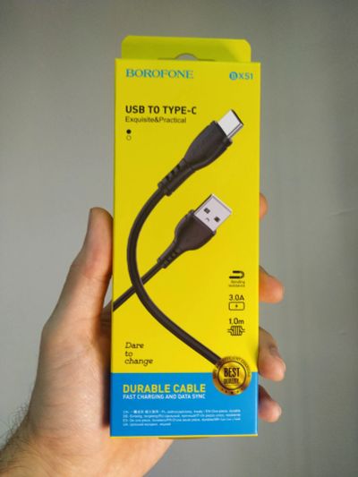Лот: 19565593. Фото: 1. usb кабель для usb type-c 1.0м... Дата-кабели, переходники