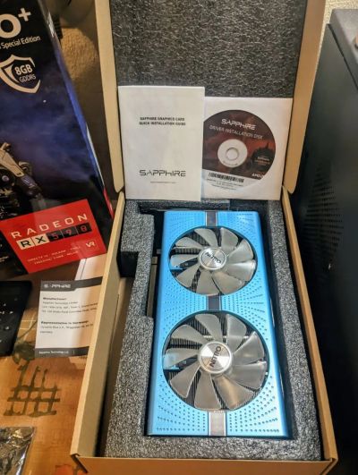 Лот: 25438320. Фото: 1. Видеокарта NITRO+ Radeon RX 590... Видеокарты