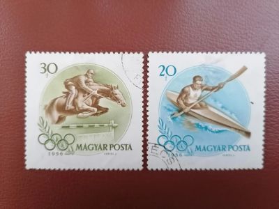 Лот: 25676310. Фото: 1. Венгрия. Олимпиада 1956 год. Марки