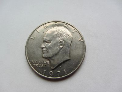 Лот: 4492624. Фото: 1. США 1 доллар 1971 ( Лунный доллар... Америка