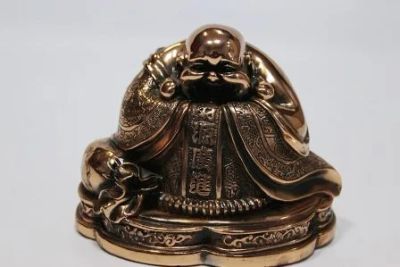 Лот: 10549625. Фото: 1. Статуэтка "Будда" 14x10 76-T1091. Фигурки, статуэтки