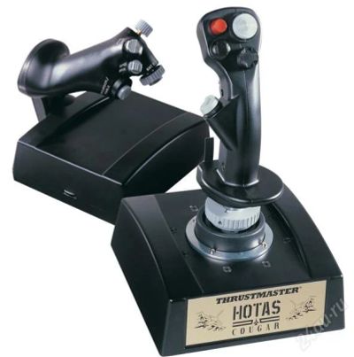 Лот: 2632733. Фото: 1. Джойстик Thrustmaster HOTAS Cougar. Рули, джойстики