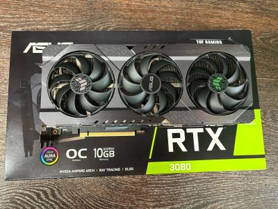 Лот: 21981533. Фото: 1. Видеокарта asus GeForce RTX 3080... Видеокарты