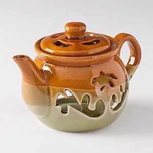 Лот: 10551789. Фото: 1. 14821 Аромалампа "Чайничек", коричневый... Свечи