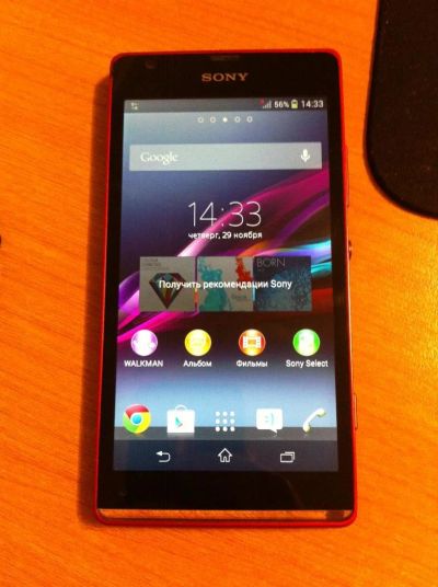 Лот: 10864068. Фото: 1. Sony Xperia SP Red. Смартфоны