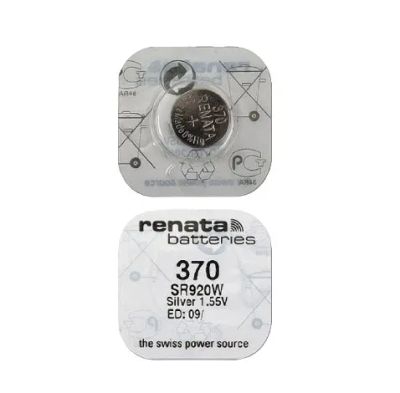 Лот: 17642555. Фото: 1. Батарейка Renata SR920SW (370... Батарейки, аккумуляторы, элементы питания