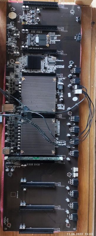 Лот: 19377966. Фото: 1. K1KF BTC X79 Dual CPU E5-2620... Материнские платы