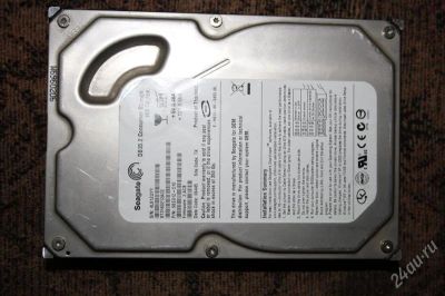 Лот: 2052228. Фото: 1. жёсткий диск seagate 160 gb. Жёсткие диски (HDD)