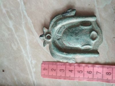 Лот: 11645214. Фото: 1. Часть накладки на шлем кирасира. Обмундирование