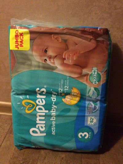 Лот: 7582258. Фото: 1. Памперсы activ baby dry 3 (4-9... Детская гигиена