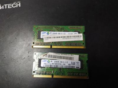 Лот: 15676763. Фото: 1. Память SO-DDR3 2gb (2x 1gb) Samsung... Оперативная память