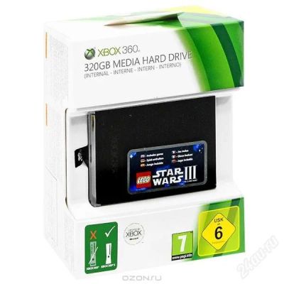 Лот: 674200. Фото: 1. Xbox360 320GB HDD жесткий диск... Аксессуары для игровых приставок, консолей, геймпады