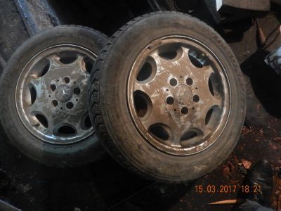Лот: 9257703. Фото: 1. колеса на мерседес с резиной. Шины на дисках
