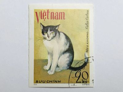 Лот: 23316668. Фото: 1. Животные. Кошки. 20 су. Фауна... Марки