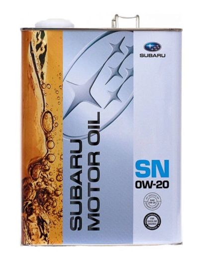 Лот: 14492867. Фото: 1. SUBARU Motor Oil SN 0W20, 4L(масло... Масла, жидкости