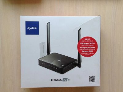 Лот: 7863422. Фото: 1. Роутер Zyxel Keenetic 4g. Маршрутизаторы (роутеры)