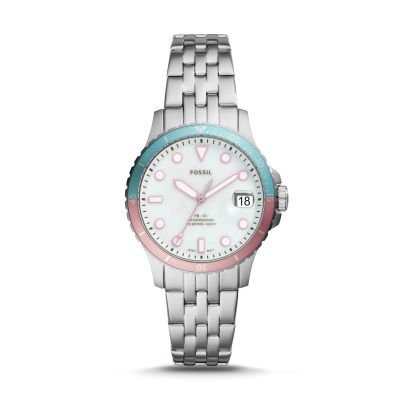 Лот: 23866414. Фото: 1. Женские часы FOSSIL FB-01 ES4741. Оригинальные наручные часы