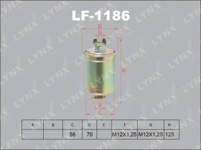 Лот: 13356956. Фото: 1. Lynx LF-1186 Топливный фильтр. Расходные материалы