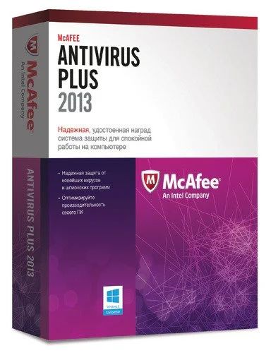 Лот: 8372521. Фото: 1. McAfee Antivirus Plus 2013 (на... Офисные и специальные (CADы)