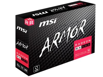 Лот: 12202547. Фото: 1. Видеокарта MSI AMD Radeon RX 580... Видеокарты