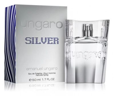 Лот: 11937790. Фото: 1. Emanuel Ungaro men Ungaro Silver... Мужская парфюмерия