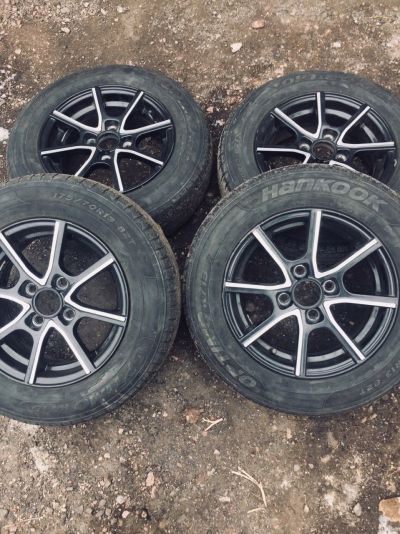 Лот: 14933076. Фото: 1. Колеса hankook optimo k715 4х98. Шины
