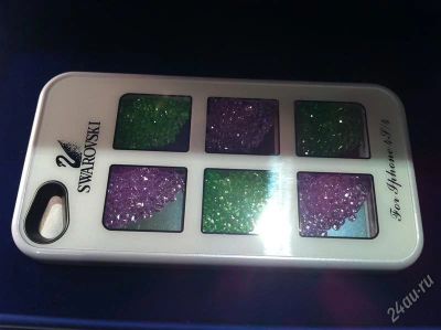 Лот: 1682801. Фото: 1. Чехол на IPhone 4/4s Swarovski... Чехлы, бамперы