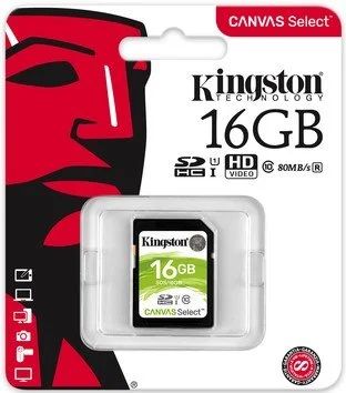 Лот: 16181442. Фото: 1. Карта памяти SDHC 16GB Kingston... Карты памяти