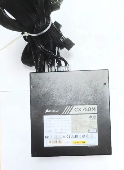 Лот: 25798436. Фото: 1. Блок питания ATX 750Вт Corsair... Корпуса, блоки питания