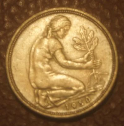 Лот: 5530415. Фото: 1. Распродажа.Германия (ФРГ).50 пфеннигов... Германия и Австрия
