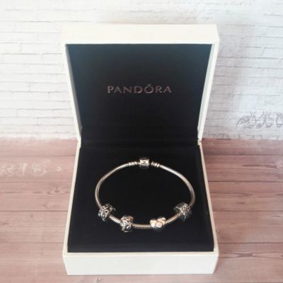 Лот: 11909825. Фото: 1. Серебряный браслет Pandora. Браслеты