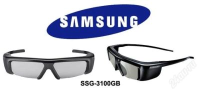 Лот: 1329178. Фото: 1. 3D очки Samsung SSG-3100GB 2шт. Другое (аксессуары)