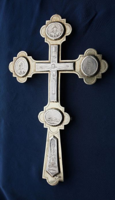 Лот: 19101864. Фото: 1. Старинный напрестольный крест... Ювелирные изделия